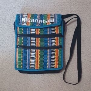 Handmade Woven Nicaragua Souvenir Crossbody Bag